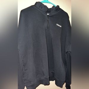 XL Gymshark Rest Day Sweats 1/4 Zip (Black) Limited